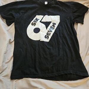 Kids Black Graphic Tee